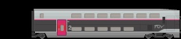 SNCF TGV Duplex Endwagen B